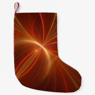 Meia De Natal Pequena Dança com a arte abstrata moderna clara do Fracta