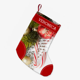 Meia De Natal Pequena Decore de Natal Colorida
