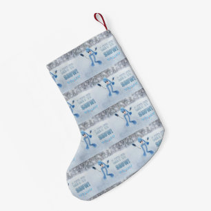 Meia De Natal Pequena Deixais lhe para nevar