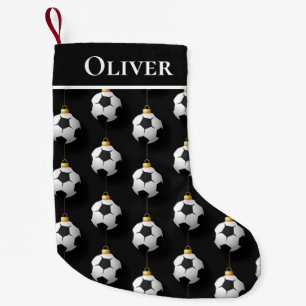Meia De Natal Pequena Desenhos de Natal do Futebol