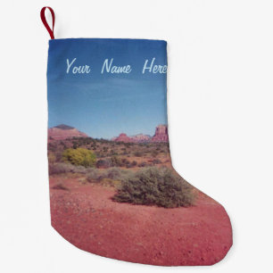 Meia De Natal Pequena Deserto Vista personalizado