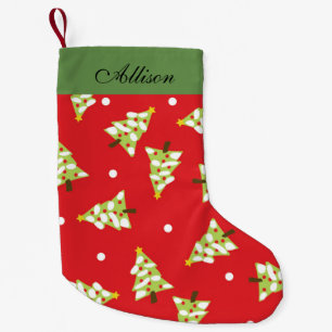 Meia De Natal Pequena Design da árvore de Natal