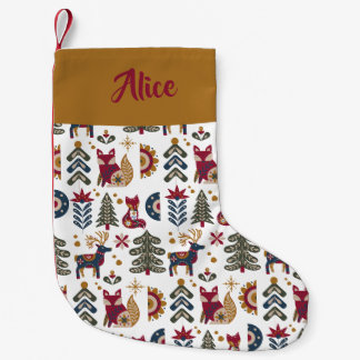 Meia De Natal Pequena Design escandinavo