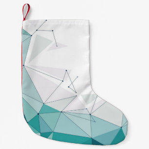 Meia De Natal Pequena Design geométrico