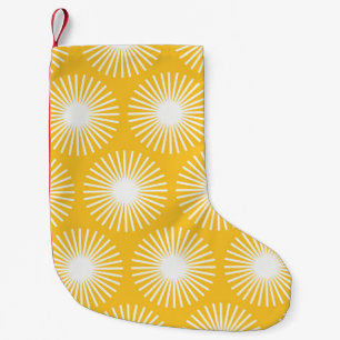 Meia De Natal Pequena Design simples de padrão sem costura de flor. Esc