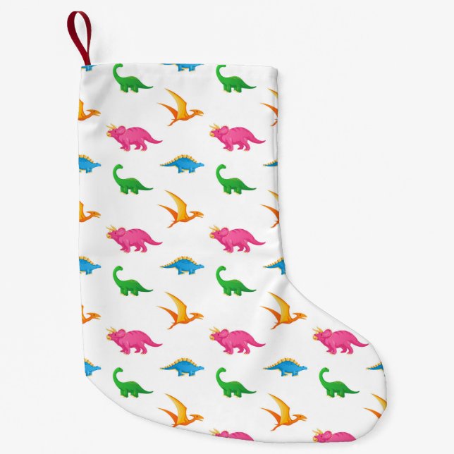 MEIA DE NATAL PEQUENA DINOSSAUROS (Frente)