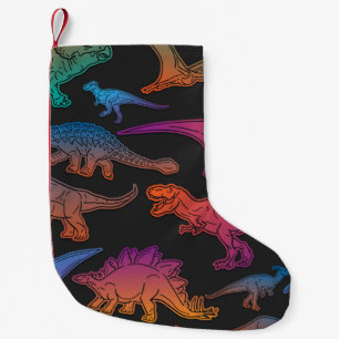 Meia De Natal Pequena Dinossauros emoji, animais pré-históricos.