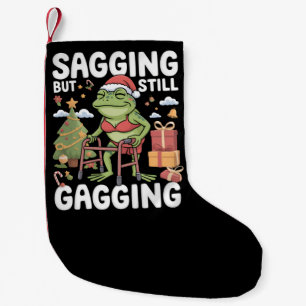 Meia De Natal Pequena Divertido SarcásticoNatal Caindo Mas Ainda Bom