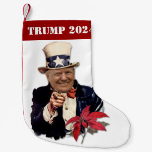 Meia De Natal Pequena Donald Trump 2024 Eleições Presidente