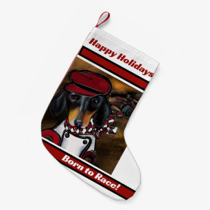 MEIA DE NATAL PEQUENA DOXIE RACER