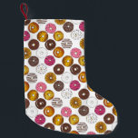 Meia De Natal Pequena Doze Rosquinhas Doughnut Breakfast - Comida Foodie<br><div class="desc">A estocagem de férias apresenta um marcador original ilustrativo de uma variedade de deliciosas rosquinhas de café da manhã, incluindo fosco, bolo de chocolate, torção francesa, batida de borboleta e muito mais! Não vê o que está procurando? Precisa de ajuda para a personalização? Entre em contato com Rebecca para ter...</div>