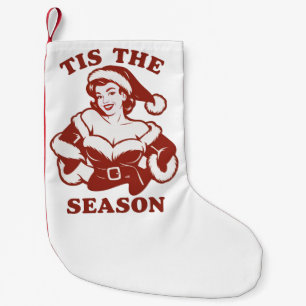Meia De Natal Pequena É a Temporada Sarcasmo de Natal Engraçado 