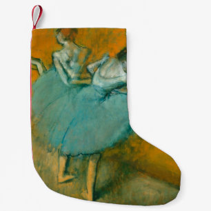Meia De Natal Pequena Edgar Degas Dançarinas na Barra Impressão: Arte do