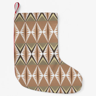 Meia De Natal Pequena Elegante padrão perfeito com motivos étnicos. Folk