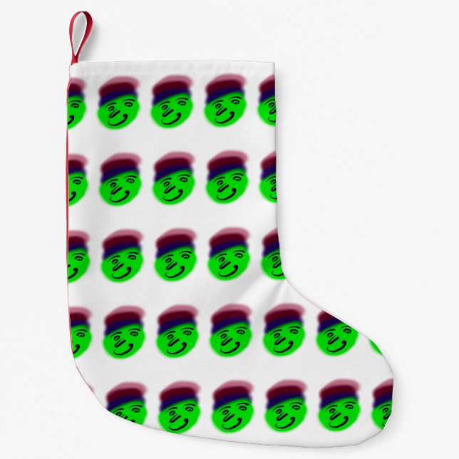 Meia De Natal Pequena Elf Stocking (Frente)