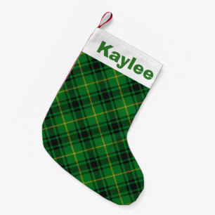 Meia De Natal Pequena Encanto de Férias Clã MacArthur Tartan