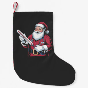 Meia De Natal Pequena Enfermeira Santa Natal Enfermagem Profissional de 
