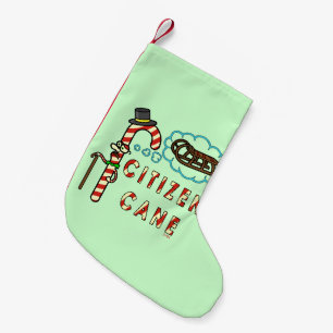 Meia De Natal Pequena Engraçado Caneta Cidadã de Natal