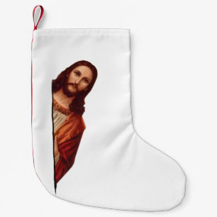 Meia De Natal Pequena Engraçado Citar Jesus Meme Eu Vi Aquele Cristão Pe