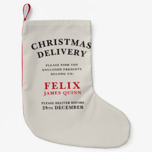 Meia De Natal Pequena Entrega de natais vintages