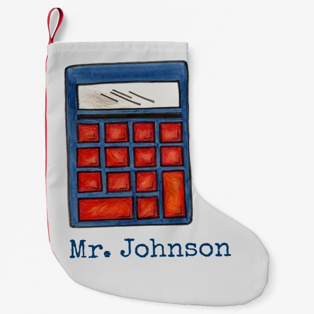 Meia De Natal Pequena Escola de Educação de Professores da Classe de Mat (Frente)