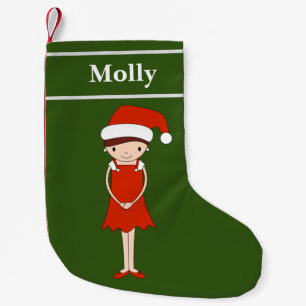 Meia De Natal Pequena Especial de Natal do Molly Elf
