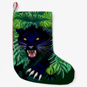 Meia De Natal Pequena Espírito de Pantera Negra da Selva