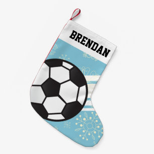 Meia De Natal Pequena Esportes Personalizados - Escórias de Futebol - A