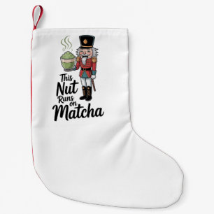 Meia De Natal Pequena Este quebra-nozes funciona com Noz de Matcha Natal