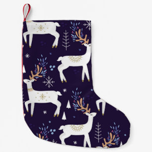 Meia De Natal Pequena Estilo sem costura de desenho animado bonito, moin
