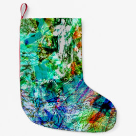 Meia De Natal Pequena Estocagem de natal azul brilhante,Cor azul profund