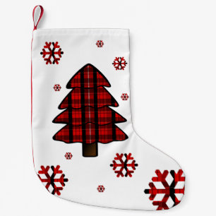 Meia De Natal Pequena Estoque da árvore & dos flocos de neve de Natal d