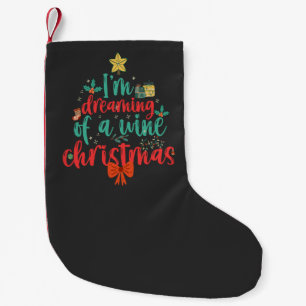 Meia De Natal Pequena Estou sonhando com uma árvore de Natal de Natal en