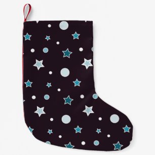 Meia De Natal Pequena Estrelas de Natal