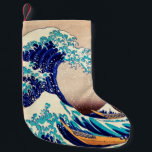 Meia De Natal Pequena Excelente Wave Off Kanagawa Japonês Vintage Fine A<br><div class="desc">Katsushika Hokusai A Onda de Excelente Off Kanagawa (1830) A Onda de Excelente de Kanagawa, também conhecida como A Onda de Excelente ou simplesmente A Onda, é um impressão de ukiyo-e do artista japonês Hokusai, publicado entre 1830 e 1833 no final do período Edo como o primeiro impressão série kusai...</div>