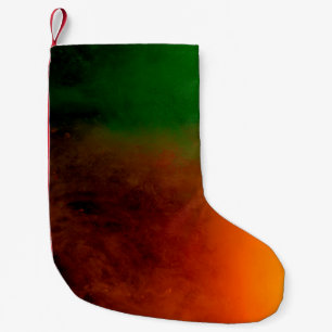 Meia De Natal Pequena explosão de poeira abstrato num fundo preto