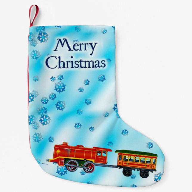Meia De Natal Pequena Expresso de Natal - Feliz Natal (Frente)