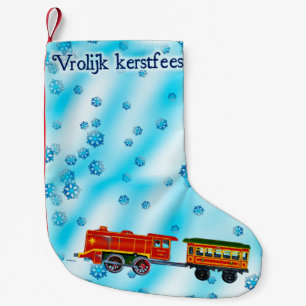 Meia De Natal Pequena Expresso de Natal - Kerstfeest de Vrolijk