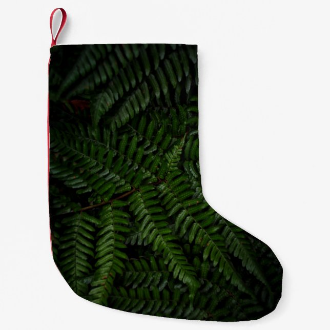 Meia De Natal Pequena Fábrica de Fern (Frente)