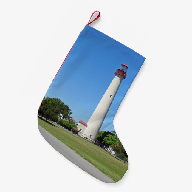 Meia De Natal Pequena Farol de Cabo maio (Frente (Pendurada))