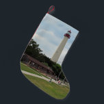 Meia De Natal Pequena Farol de Cape May<br><div class="desc">Farol de Cape May</div>