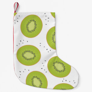 Meia De Natal Pequena Fatias de fruta de Kiwi, ilustração perfeita.