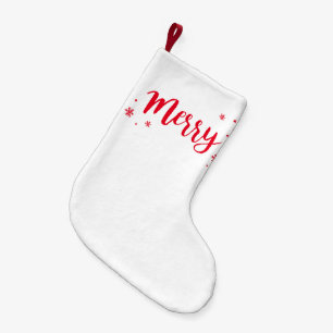 Meia De Natal Pequena Feliz