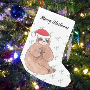 Meia De Natal Pequena Feliz de Natal bonito