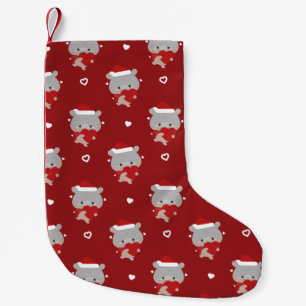 Meia De Natal Pequena Feliz e Simples Feliz Natal