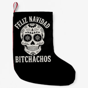 Meia De Natal Pequena Feliz Natal Bitchachos Natal Divertido Sarcástico