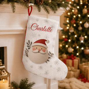 Meia De Natal Pequena Feliz Natal Papai Noel – Festa Personalizada