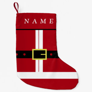 Meia De Natal Pequena Feliz Natal - Papai Noel - Seu Nome -