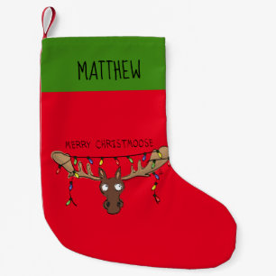 Meia De Natal Pequena Feriado de Natal, Cute Engraçado