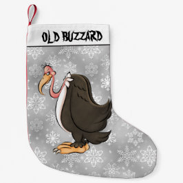 Meia De Natal Pequena Feriado de Natal do Buzzard antigo